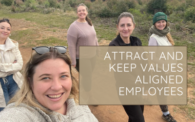 Attract and keep values aligned employees